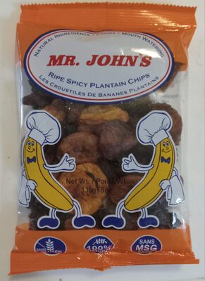 Mr.John Ripe Spicy Plantain Chips 5oz