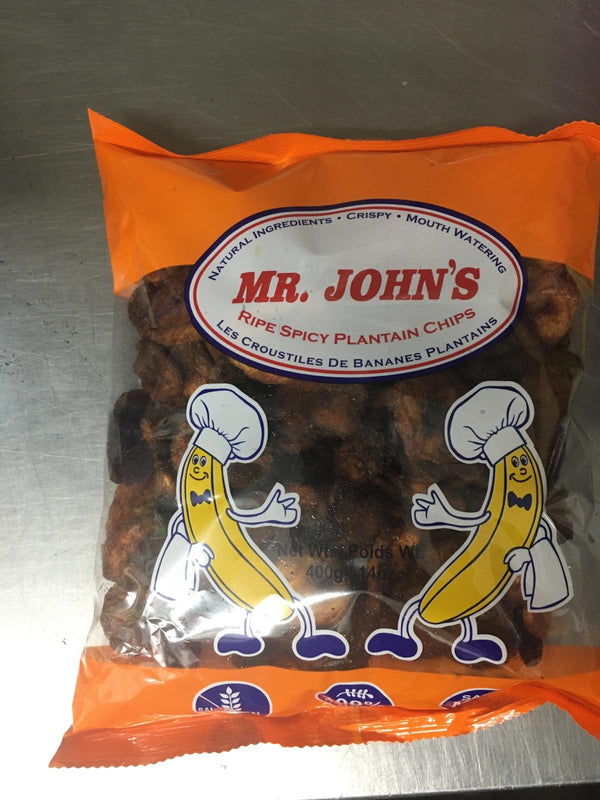 Mr.John Ripe Spicy Plantain Chips 12.3oz