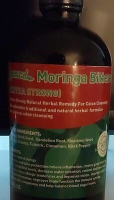 Amenazel Moringa Bitters Extra Strong 16oz